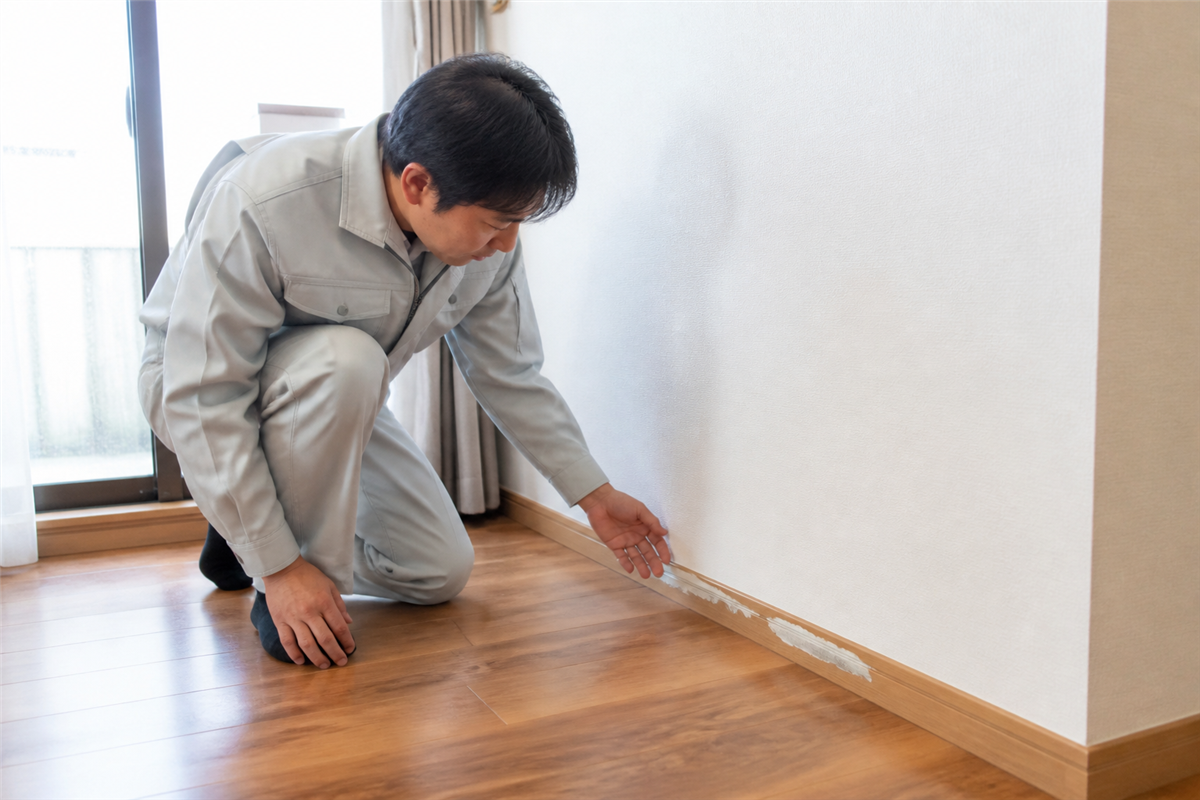 巾木の欠け・剥がれは補修できる？部分補修と交換を決める見方