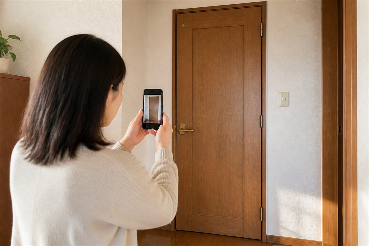 補修跡と交換範囲を比べる