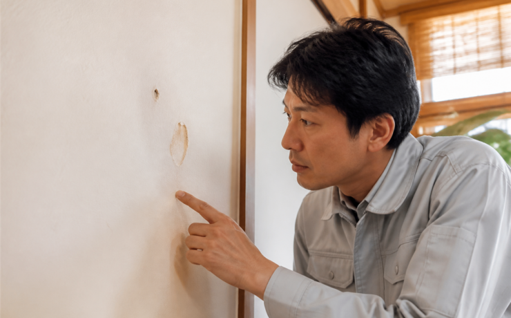 石膏ボード壁のへこみ・穴は補修できる？大きさと下地の見分け方