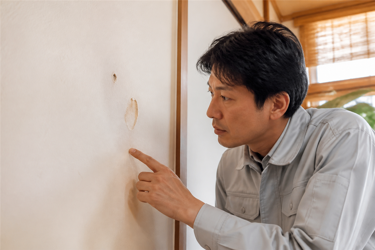 石膏ボード壁のへこみ・穴は補修できる？大きさと下地の見分け方
